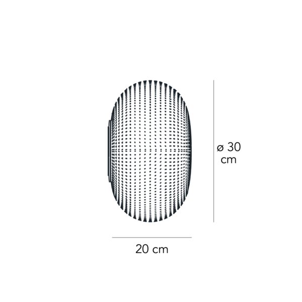 Bianca parete media dimensioni