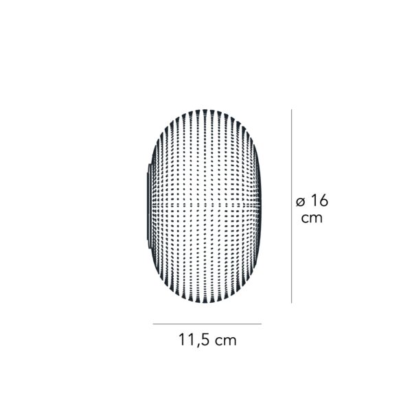 Bianca parete piccola dimensioni