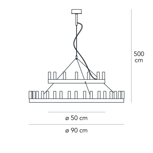 Chandelier dimensioni grande
