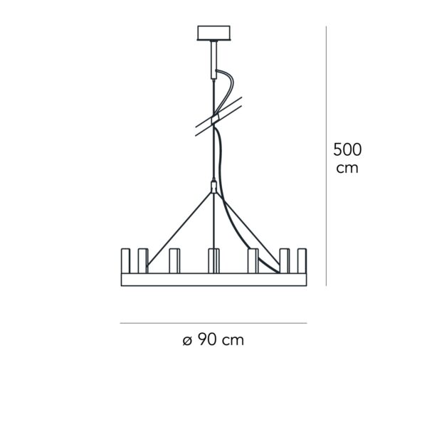 Chandelier dimensioni piccola
