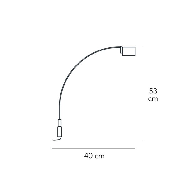 Falena parete dimensioni