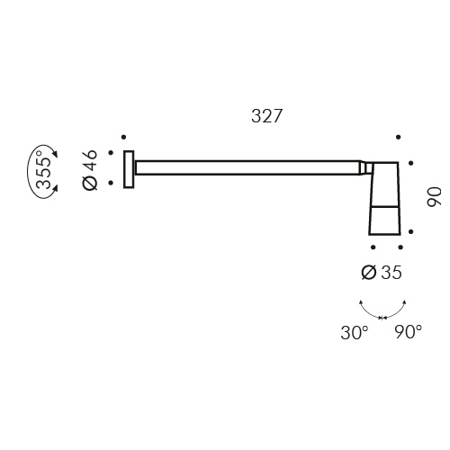 Flower 35 braccio dimensioni