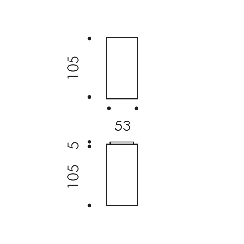 apply rettangolare dimensioni