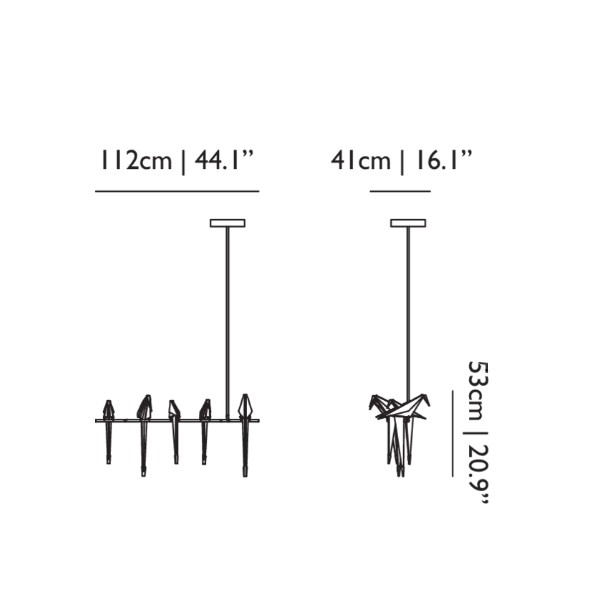 PERCH LIGHT BRANCH LARGE