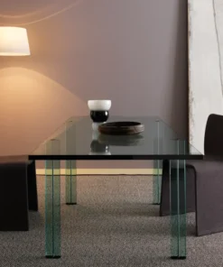 FontanaArte Teso Tavolo in Vetro - <span style="color:red">Promo</span>