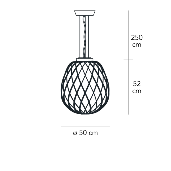 pinecone-sospensione-fontanaarte-grande-dimensioni